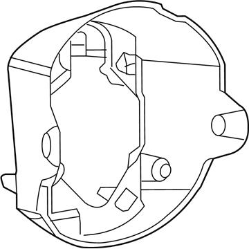 68089178AB Mopar Fog Lamp Bracket Illustration 1 of 1