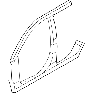 Mopar 68001970AF Body Side Aperture Front Panel 68001970AF Mopar Body Side Aperture Front Panel Illustration 1 of 1