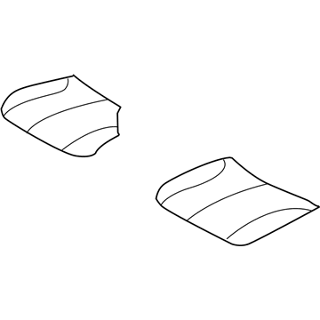 1FG241D5AA Mopar Front Seat Cushion Passenger Cover Illustration 1 of 1