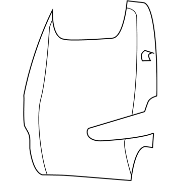 1HV271S3AA Mopar Rear Seat Back Cover Illustration 1 of 1
