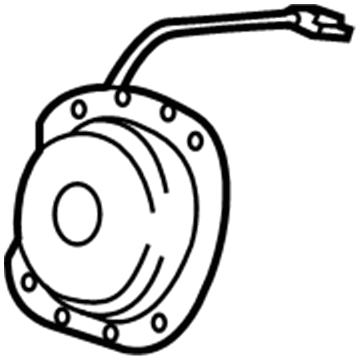 Mopar 1CJ841J8AC Air Bag Module Cover 1CJ841J8AC Mopar Air Bag Module Cover Illustration 1 of 1