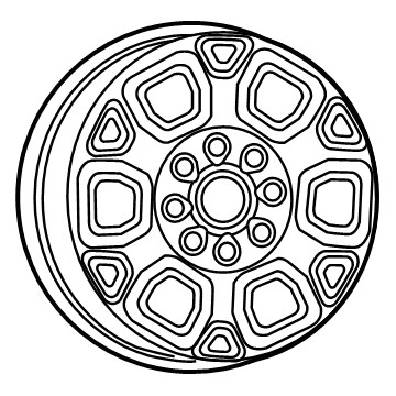 2025 Ram 3500 Spare Wheel - 6MS02AAAAA