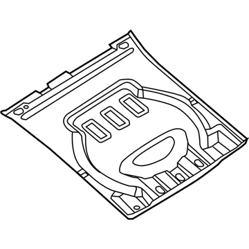 4560191AA Mopar Rear Floor Pan Illustration 1 of 1