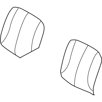 1FF221J3AA Mopar Front Seat Back Passenger Cover Illustration 1 of 1