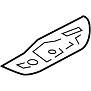 5UX41LXHAA Mopar Bin Mat-Floor Console Illustration 1 of 1