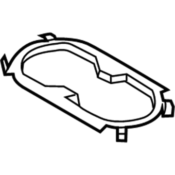 6VN25LXHAA Mopar Cup Holder Bezel Illustration 1 of 1