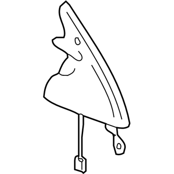 Mopar 5GA87JX8AC Bezel-Front Door Mirror 5GA87JX8AC Mopar Bezel-Front Door Mirror Illustration 1 of 1