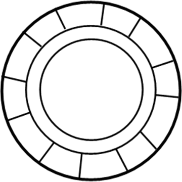 52006318 Mopar 15" W/O Hole Illustration 1 of 1
