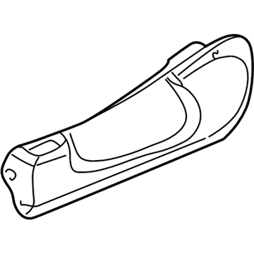 Mopar ZH861D1AA Seat Adjuster Shield ZH861D1AA Mopar Seat Adjuster Shield Illustration 1 of 1