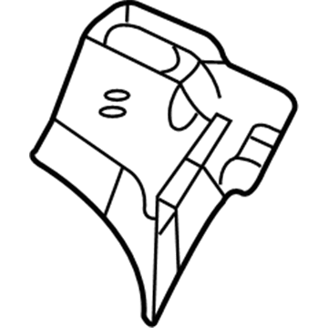4783323AE Mopar Support-Rear Shelf Panel Illustration 1 of 1