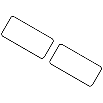 Mopar 5134335AA Glass-BODYSIDE Window 5134335AA Mopar Glass-BODYSIDE Window Illustration 1 of 1