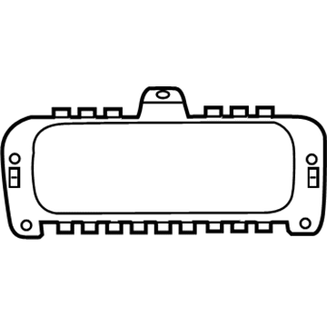 52029396AD Mopar Blocker-STEERING COLUMN OPENING Illustration 1 of 1