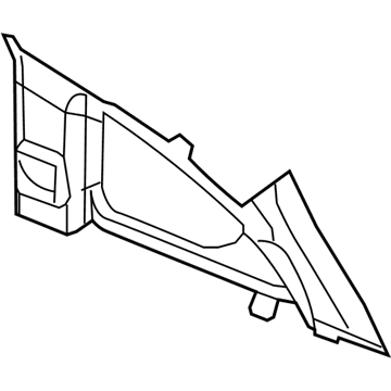 1CM04HDAAG Mopar Quarter Trim Panel Illustration 1 of 1