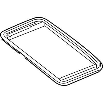 68018815AA Mopar Sunroof Frame Illustration 1 of 1