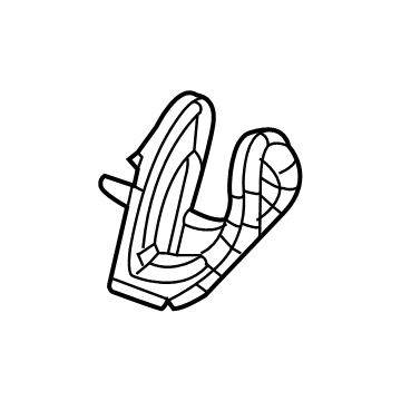 1HQ78TX7AA Mopar Coat Hook Illustration 1 of 1