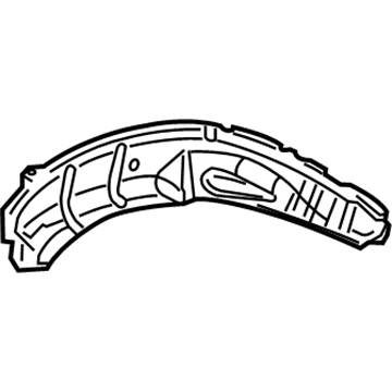 55256034AD Mopar Shield-Rear Inner Illustration 1 of 1