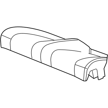 1HL761DBAA Mopar Rear Seat Cushion Cover Illustration 1 of 1