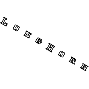 68364715AA Mopar Tailgate Nameplate Illustration 1 of 1