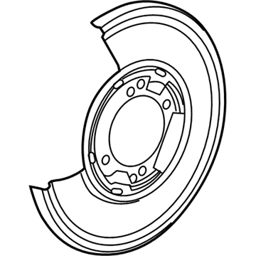Mopar 4862661AA Plate 4862661AA Mopar Plate Illustration 1 of 1