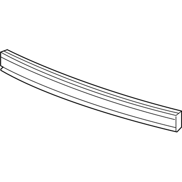 57010462AC Mopar Rear Bumper Beam Illustration 1 of 1