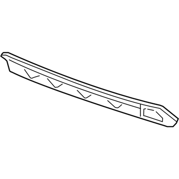 68071985AA Mopar Rear Valance Illustration 1 of 1