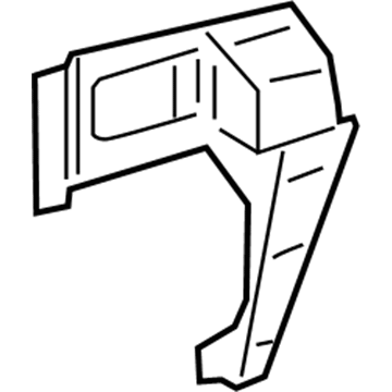 5182269AD Mopar Fascia Support Bracket Illustration 1 of 1