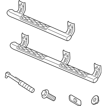 82211502AG Mopar Tubular Side Step Kit Illustration 1 of 1