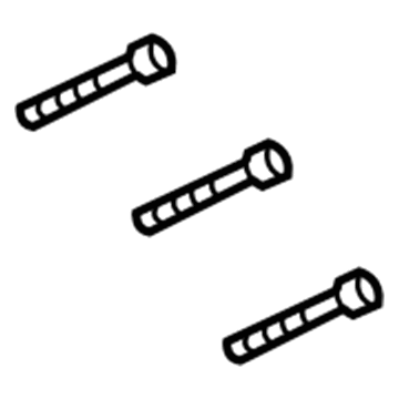 6100932 Mopar Hexagon Flange Head Bolt Illustration 1 of 1