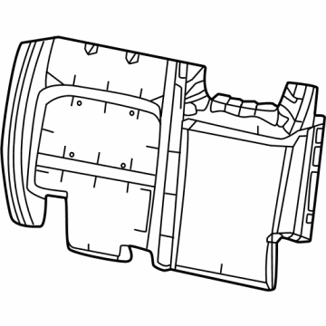 68282004AB Mopar Seat Back Foam Illustration 1 of 1