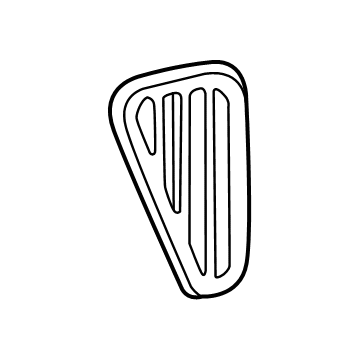 5UN72JXWAA Mopar Grille-Side Vent Illustration 1 of 1