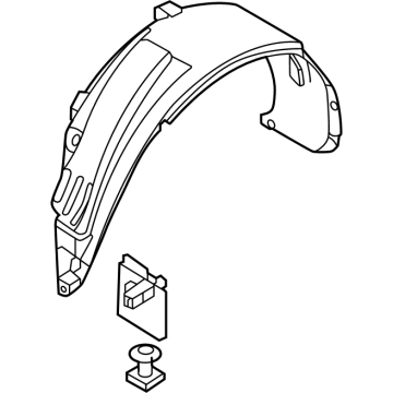 68276442AA Mopar Splash Shield Illustration 1 of 1
