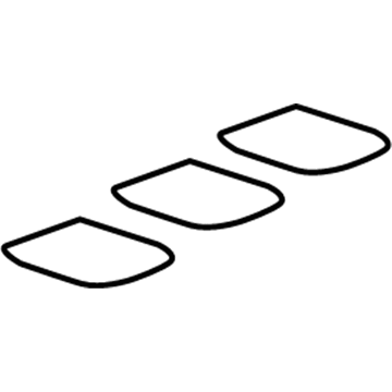 68141089AF Mopar Hood Bezel Illustration 1 of 1