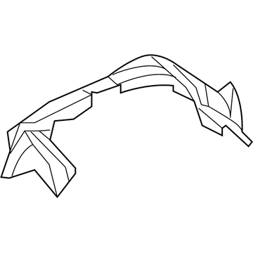 55157117AI Mopar Splash Shield Illustration 1 of 1