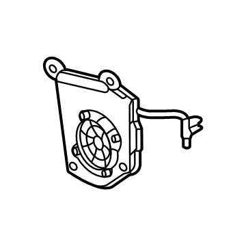 68229487AF Mopar BLOWER-SEAT BACK Illustration 1 of 1
