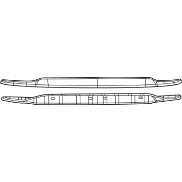 68566365AA Mopar APPLIQUE-GRILLE Illustration 1 of 1