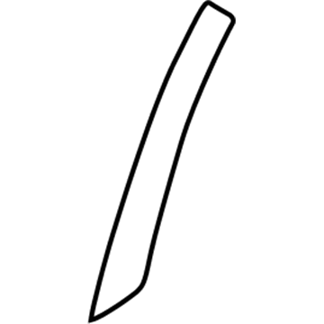 4860557AC Mopar MOULDING-LIFTGATE Glass Illustration 1 of 1