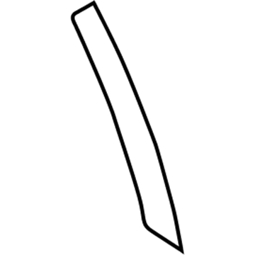 Mopar 4860556AC MOULDING-LIFTGATE Glass 4860556AC Mopar MOULDING-LIFTGATE Glass Illustration 1 of 1