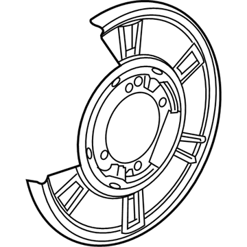 68013766AA Mopar BACKPLATE Illustration 1 of 1