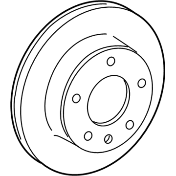 Dodge Sprinter 3500 Brake Disc - 68006716AA