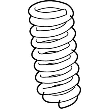 4670433AA Mopar Front Coil Spring Illustration 1 of 1