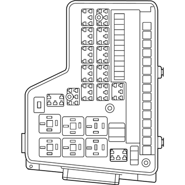 68028004AE Mopar Totally Integrated Power Block Illustration 1 of 1