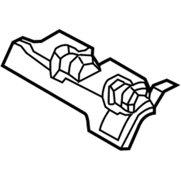 1YA08DX9AA Mopar Shield-RISER Illustration 1 of 1