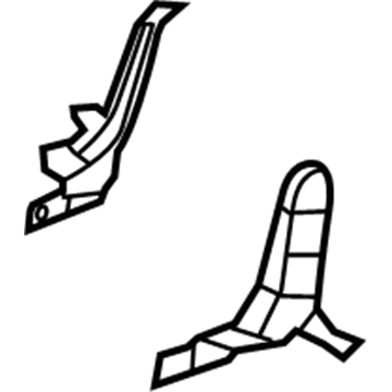 1UP51DX9AA Mopar Riser Shield Illustration 1 of 1