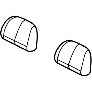 1UP69JRRAB Mopar HEADREST-Third Row Illustration 1 of 1