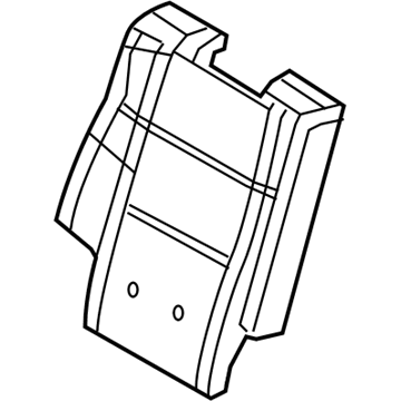68101159AA Mopar Seat Back Foam Illustration 1 of 1