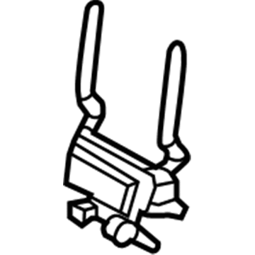 68100782AA Mopar Mechanism-HEADREST Folding Illustration 1 of 1