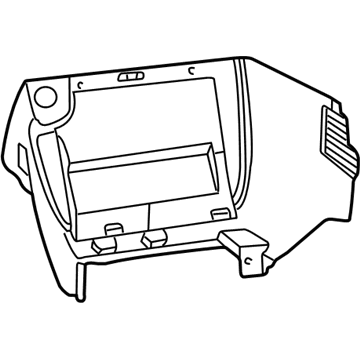 5009154AB Mopar STRIKER-Console Lid Catch Illustration 1 of 1