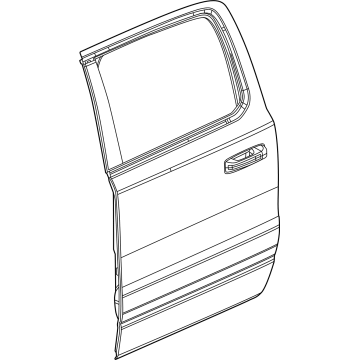 68292548AK Mopar DOOR-REAR Illustration 1 of 1