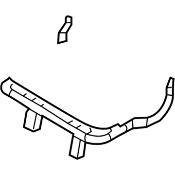 5183671AA Mopar Rear Seat Cushion Frame Illustration 1 of 1