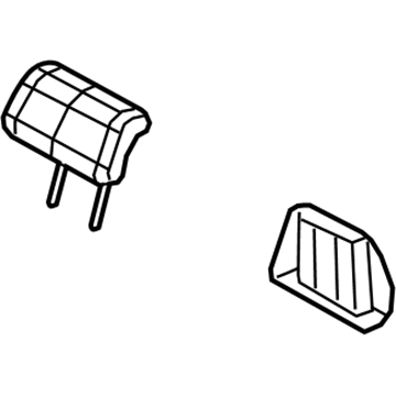 1UP81DX9AB Mopar HEADREST-Second Row Illustration 1 of 1